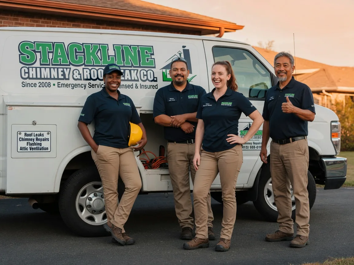 Chimney flashing repair company in Groveland, IL